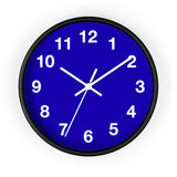 Vibrant Blue Wall Clock