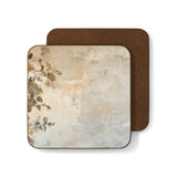 Vintage Floral Hardboard Coaster Set