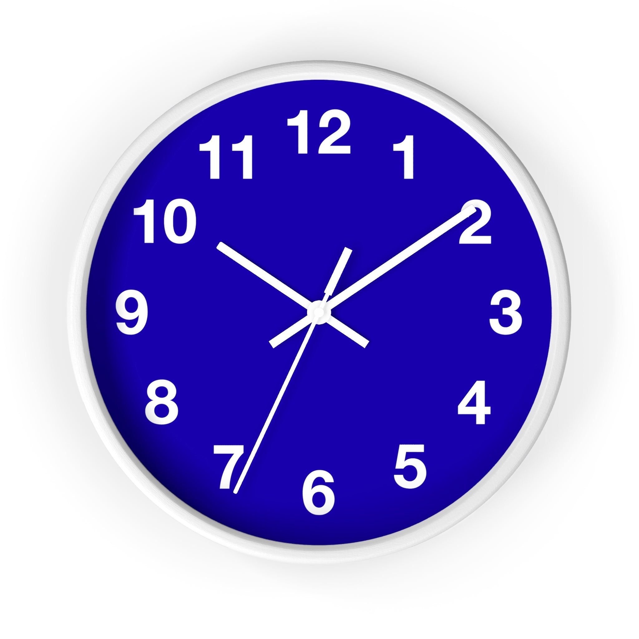 Vibrant Blue Wall Clock