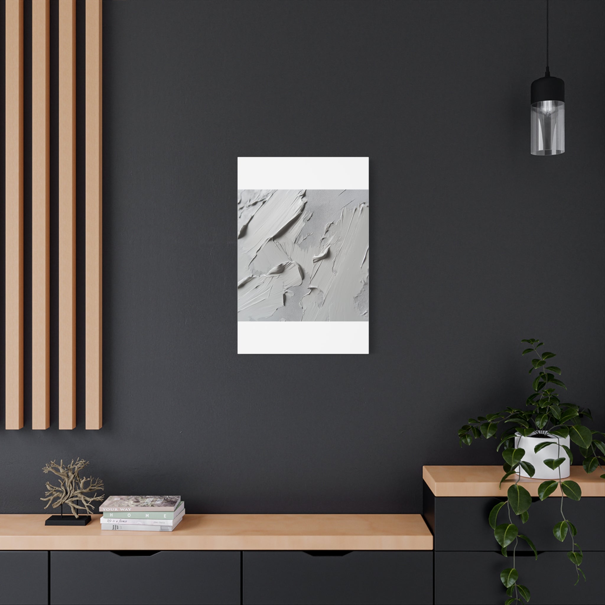 Textured Matte Canvas Wall Art