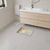 Elegant Floral Heavy Duty Floor Mat