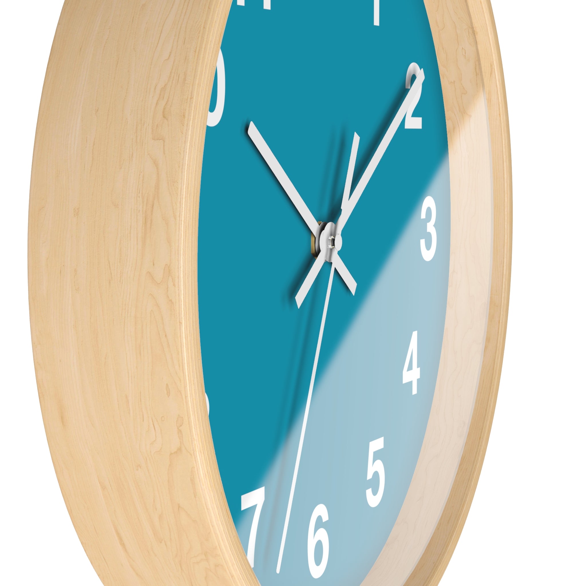 Stylish Turquoise Wall Clock