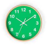Bright Green Wall Clock