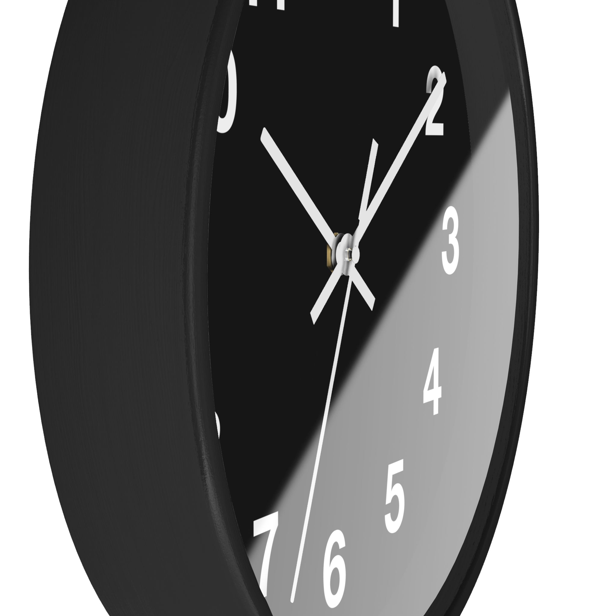 Modern Black Wall Clock