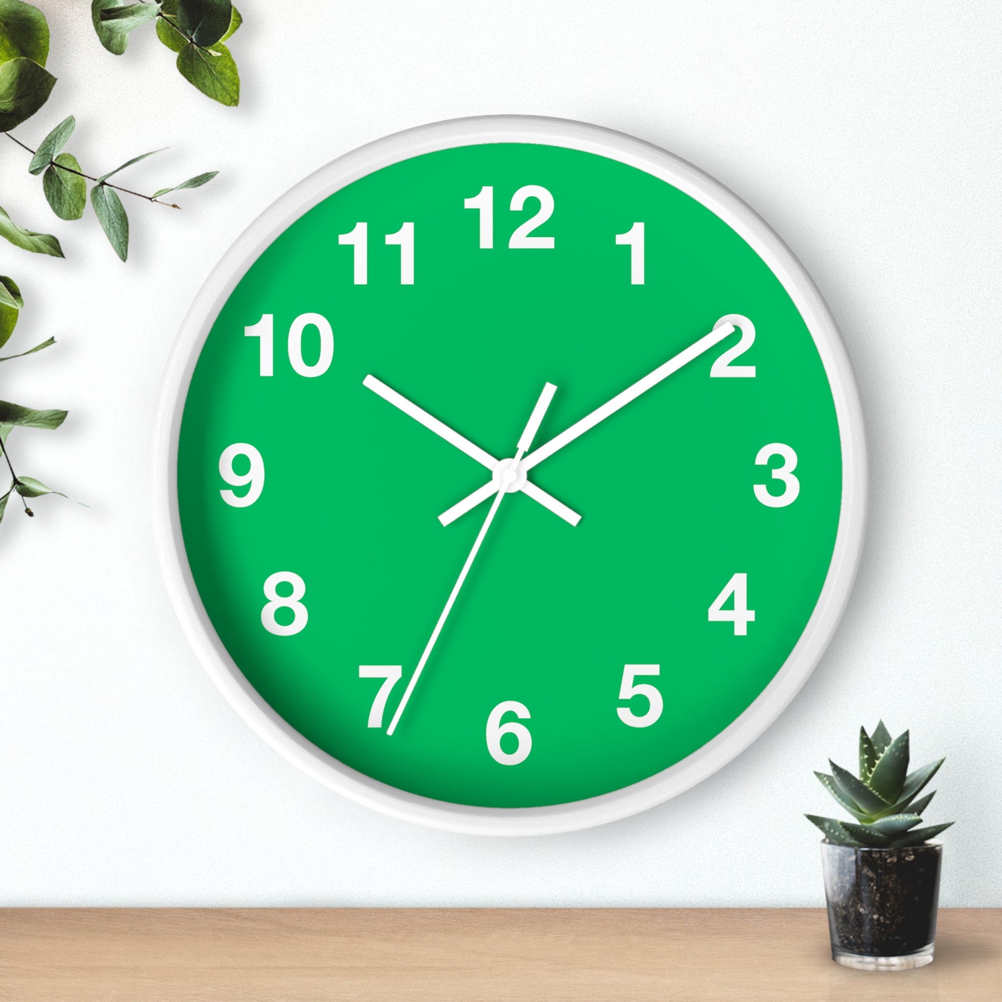 Bright Green Wall Clock