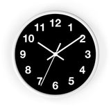 Modern Black Wall Clock