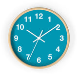Stylish Turquoise Wall Clock