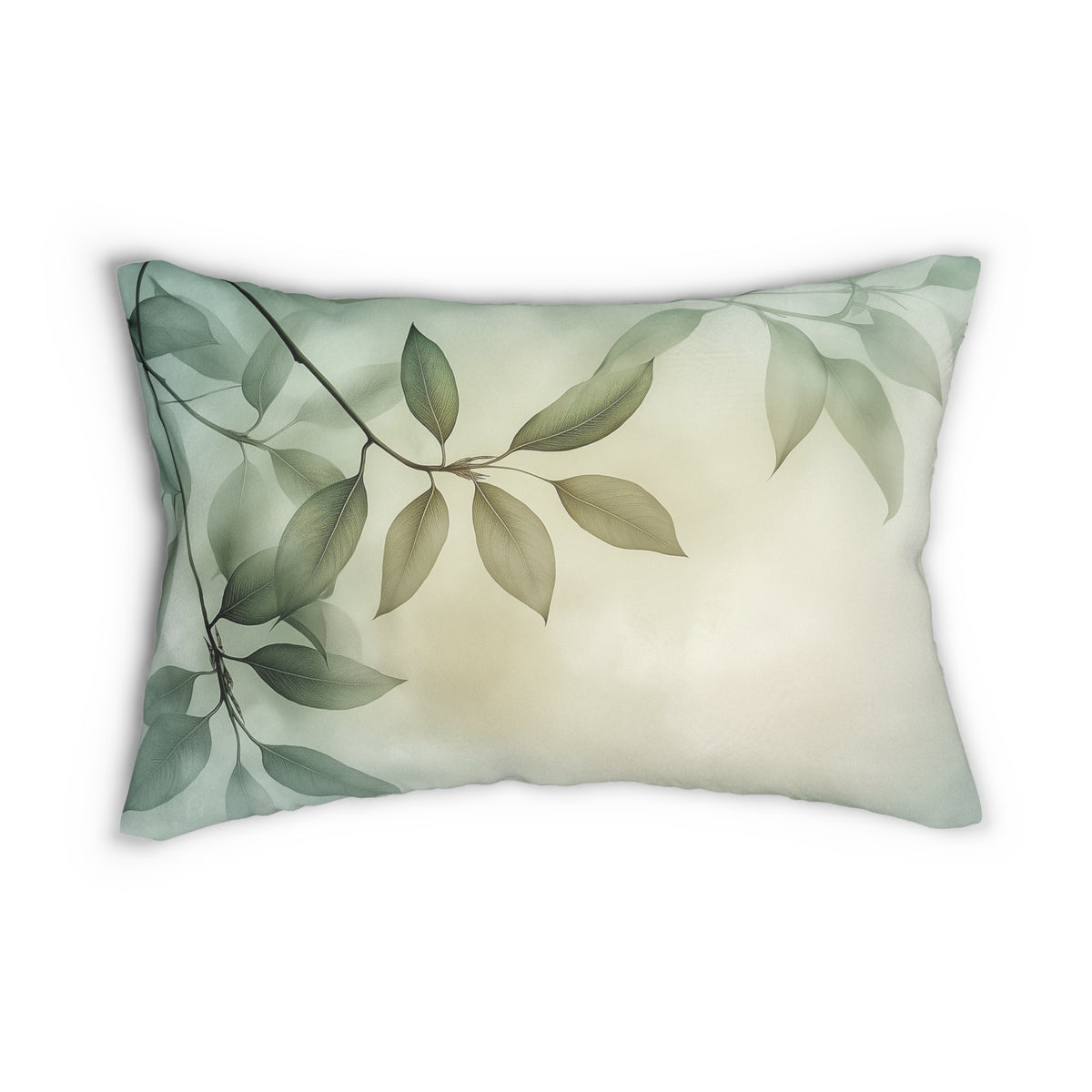 Tranquil Botanical Lumbar Pillow