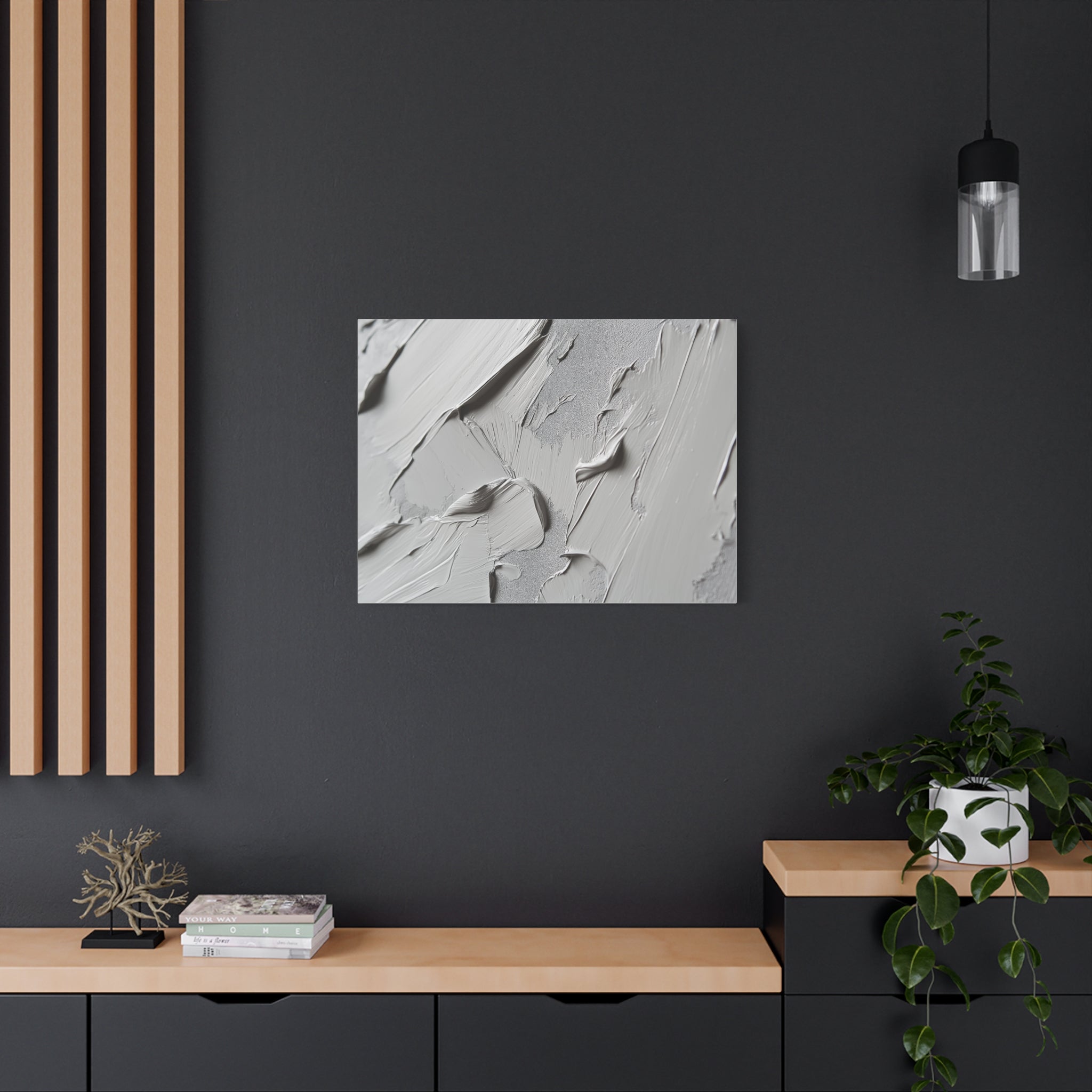 Textured Matte Canvas Wall Art