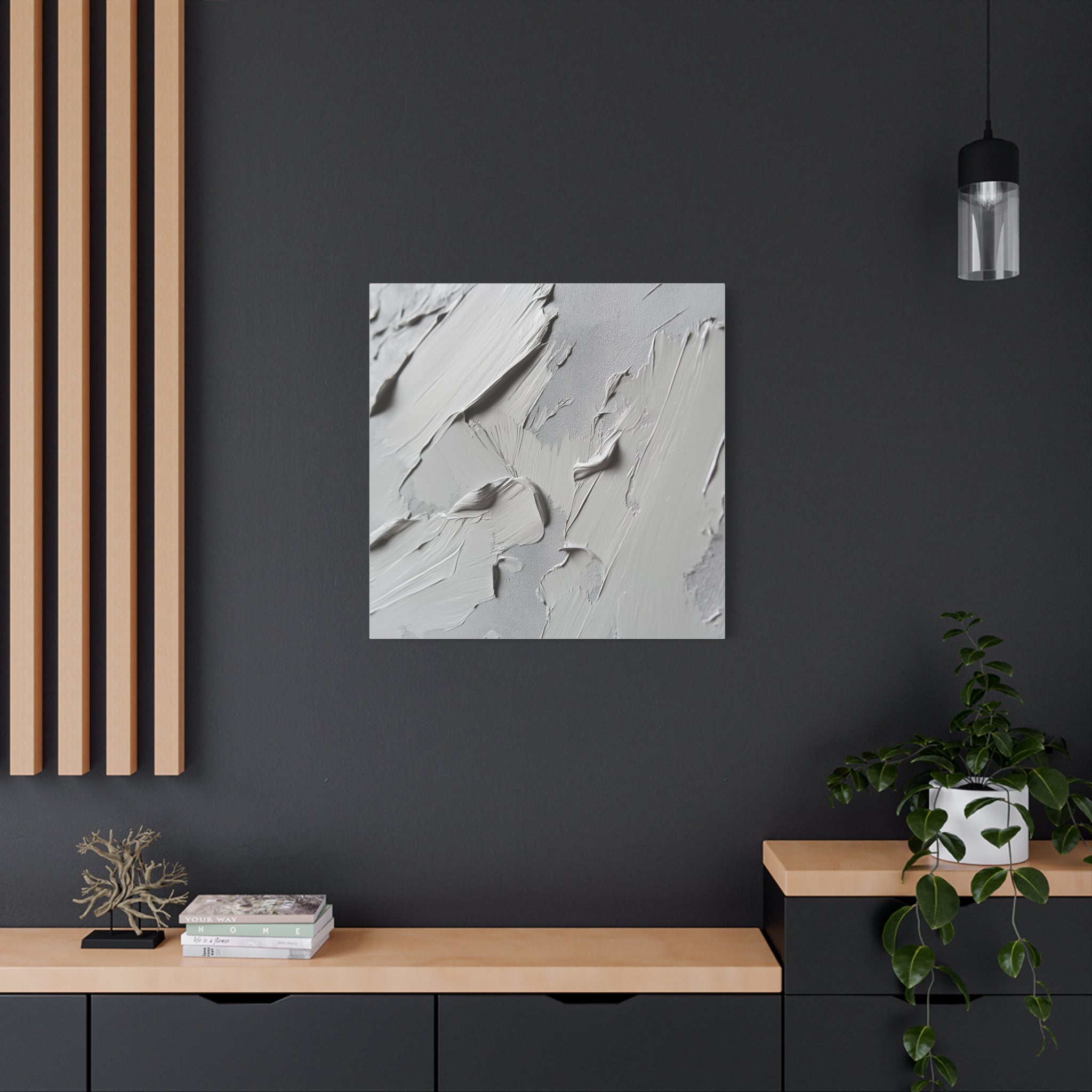 Textured Matte Canvas Wall Art