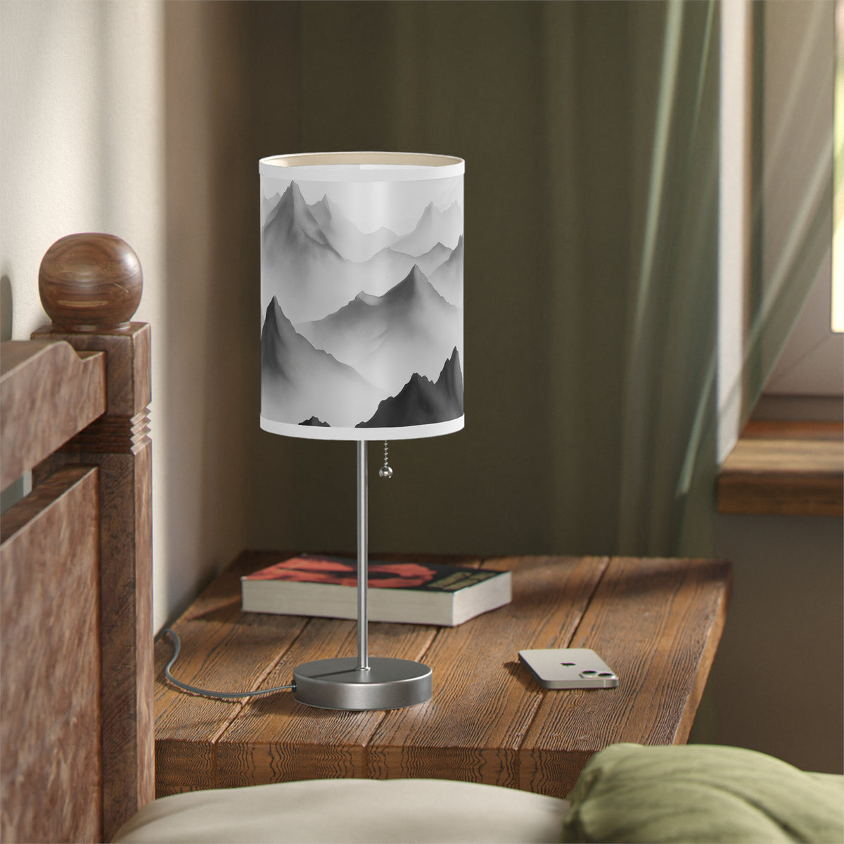 Mountain Landscape Table Lamp