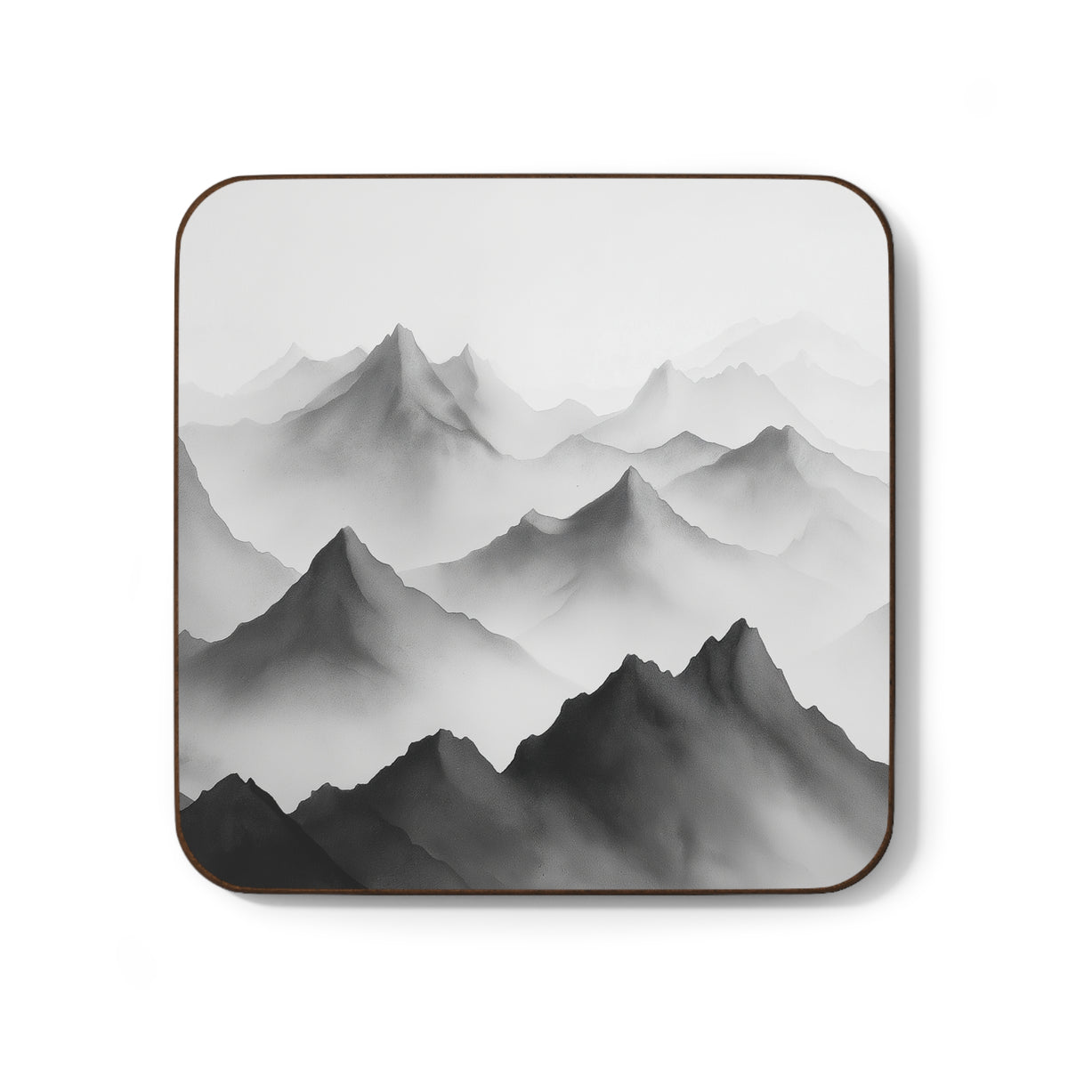 Mountain Landscape Hardboard Coaster