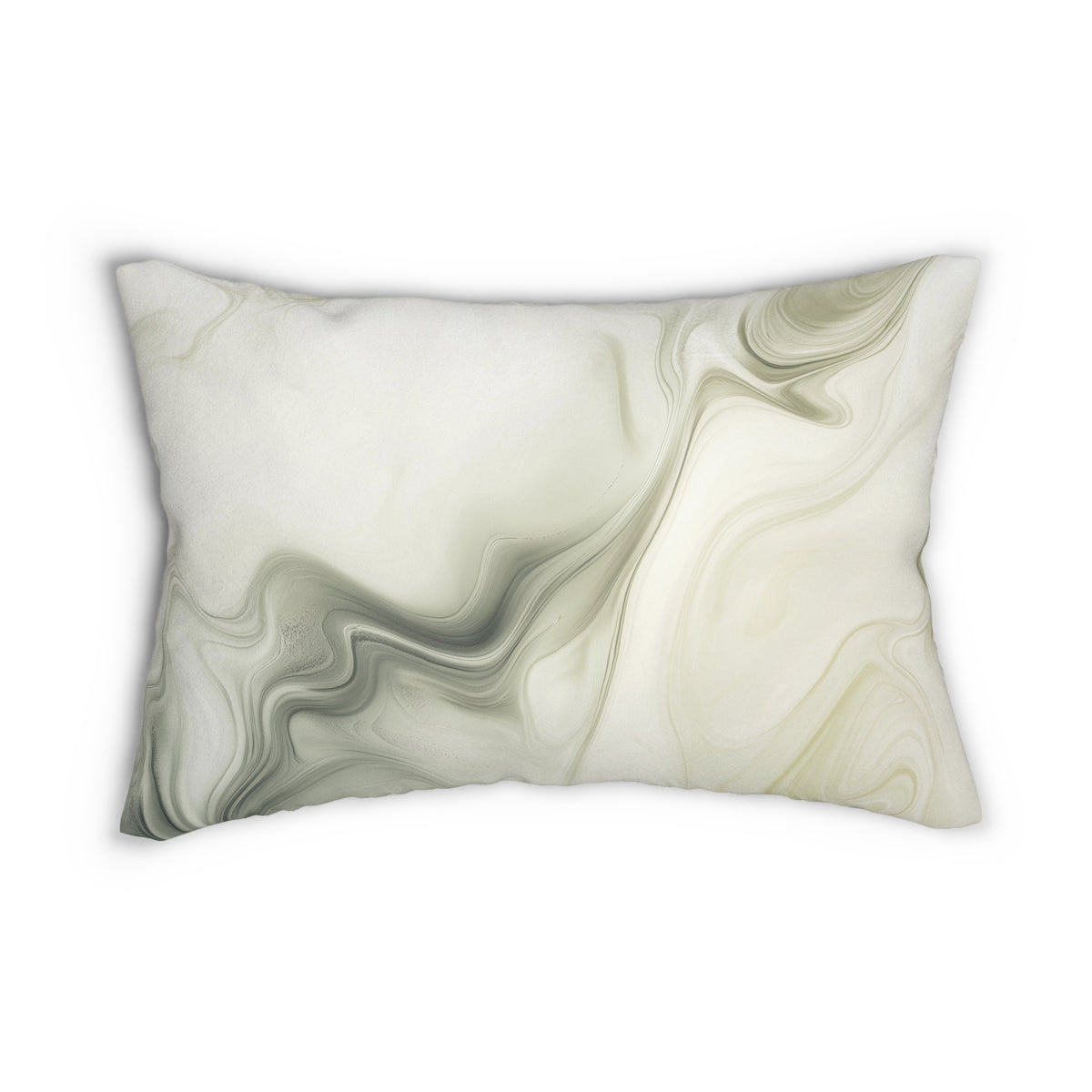 Elegant Marble Lumbar Pillow