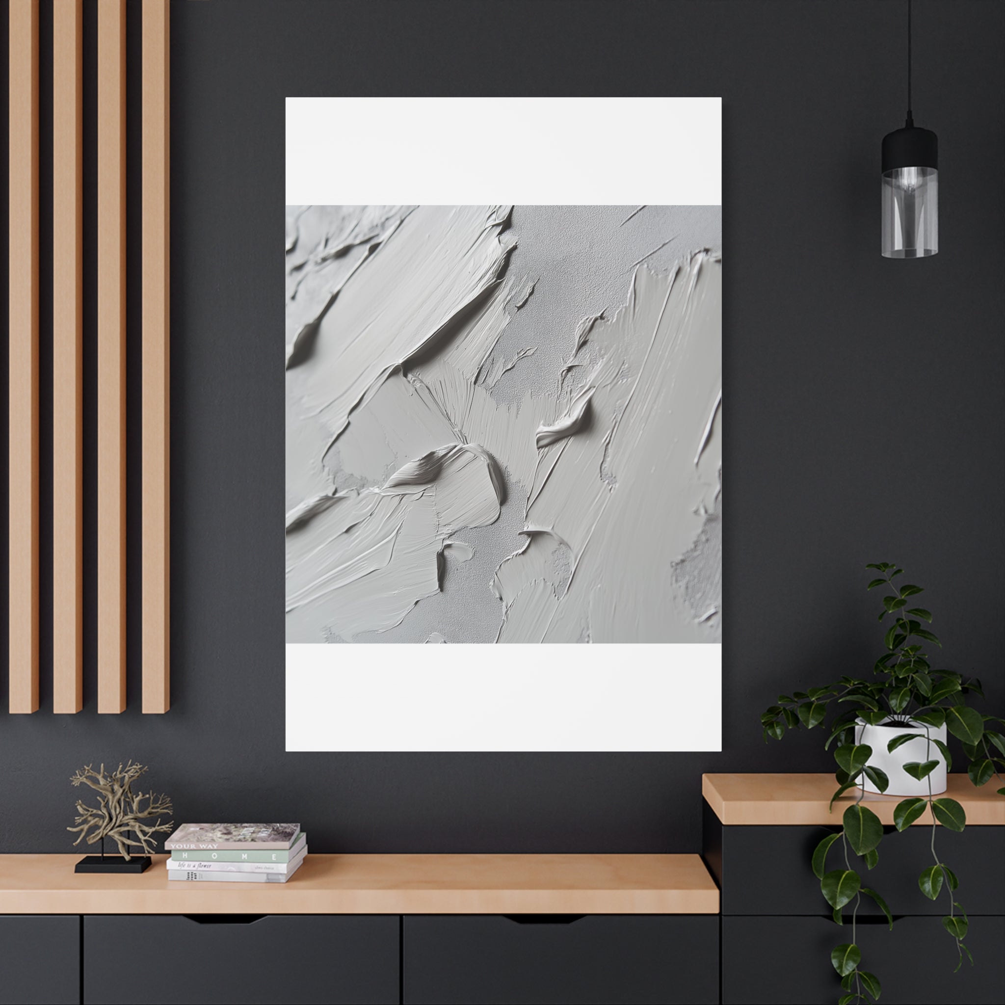 Textured Matte Canvas Wall Art