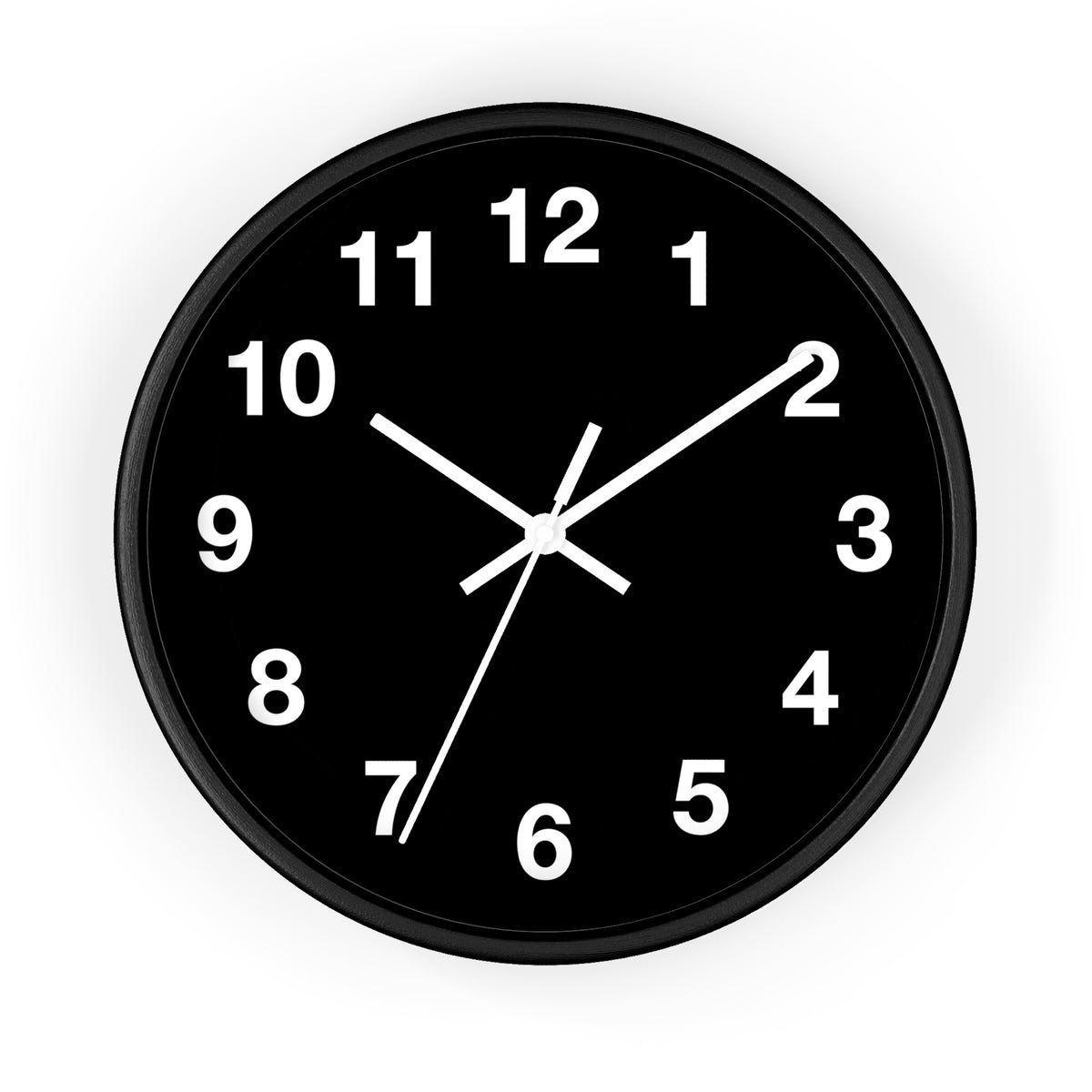 Modern Black Wall Clock