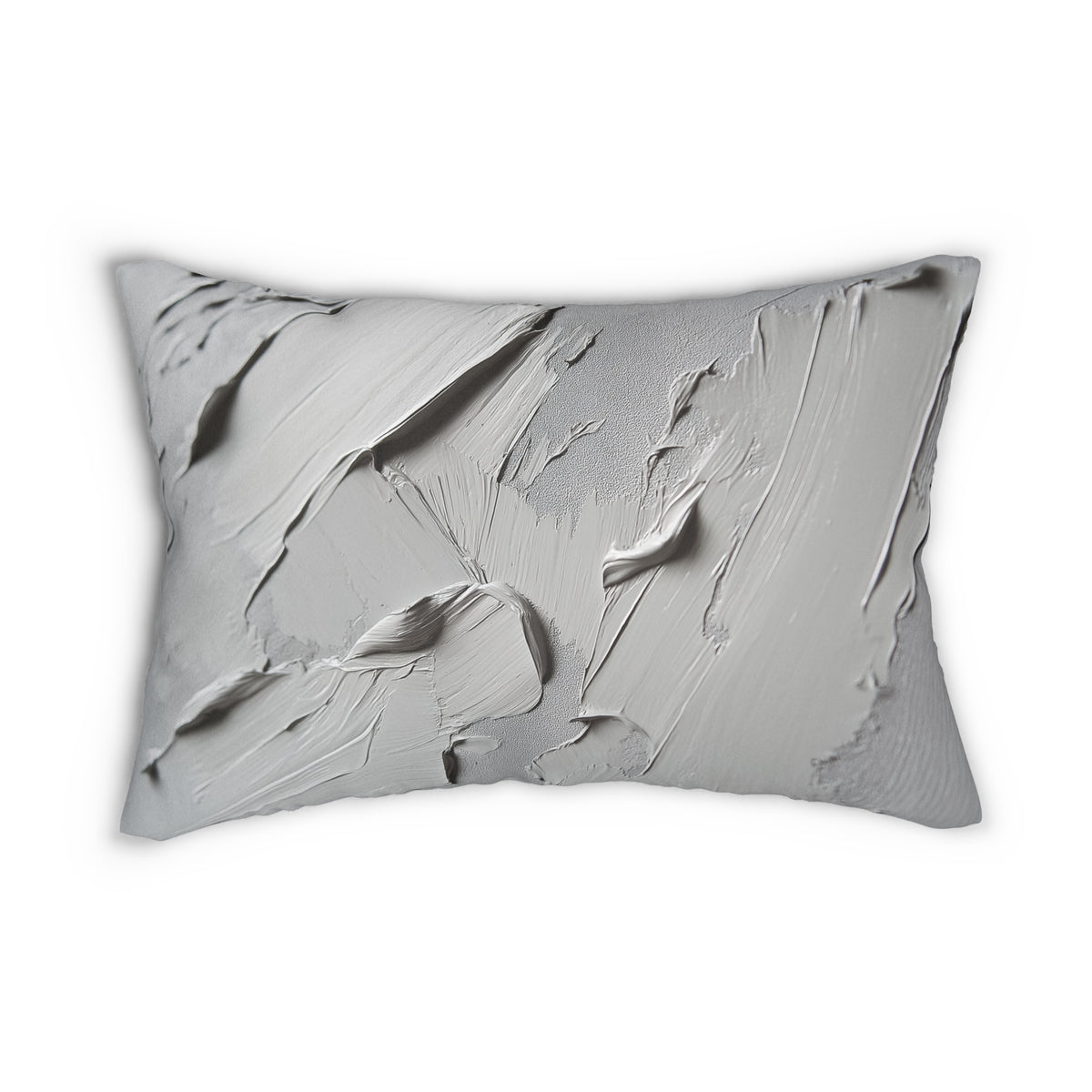 Modern Textured Lumbar Pillow for Home Decor