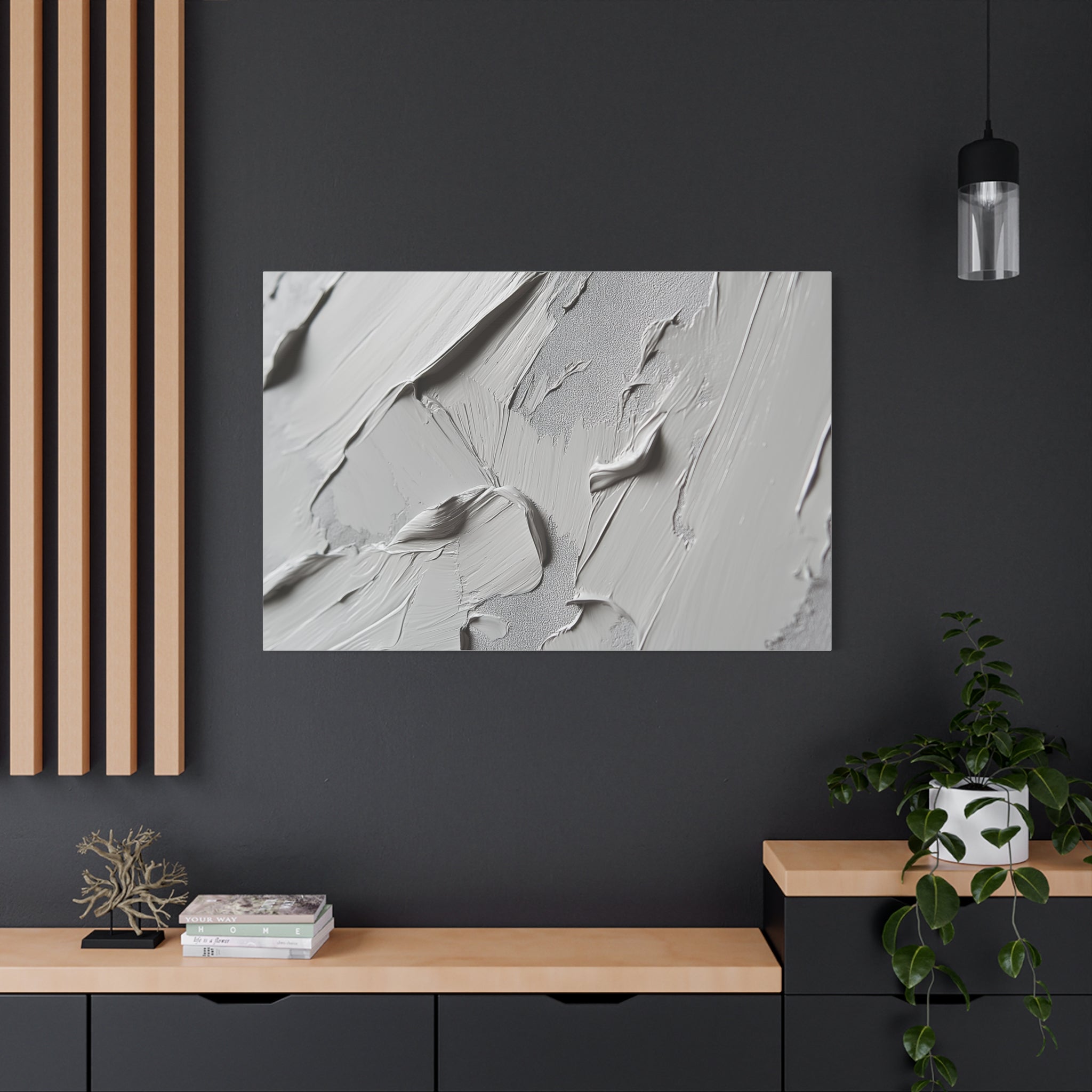 Textured Matte Canvas Wall Art