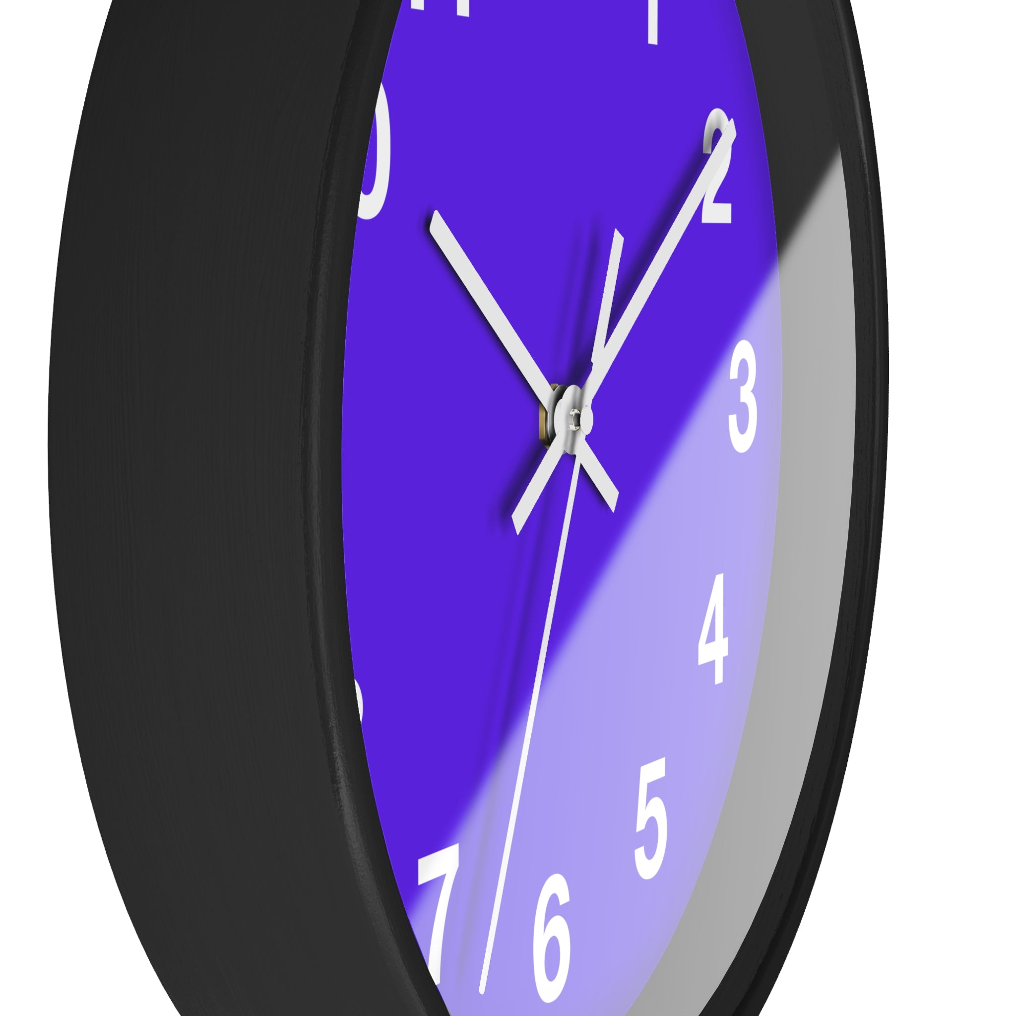 Vibrant Purple Wall Clock