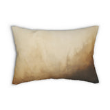 Boho Beige Ombre Lumbar Pillow