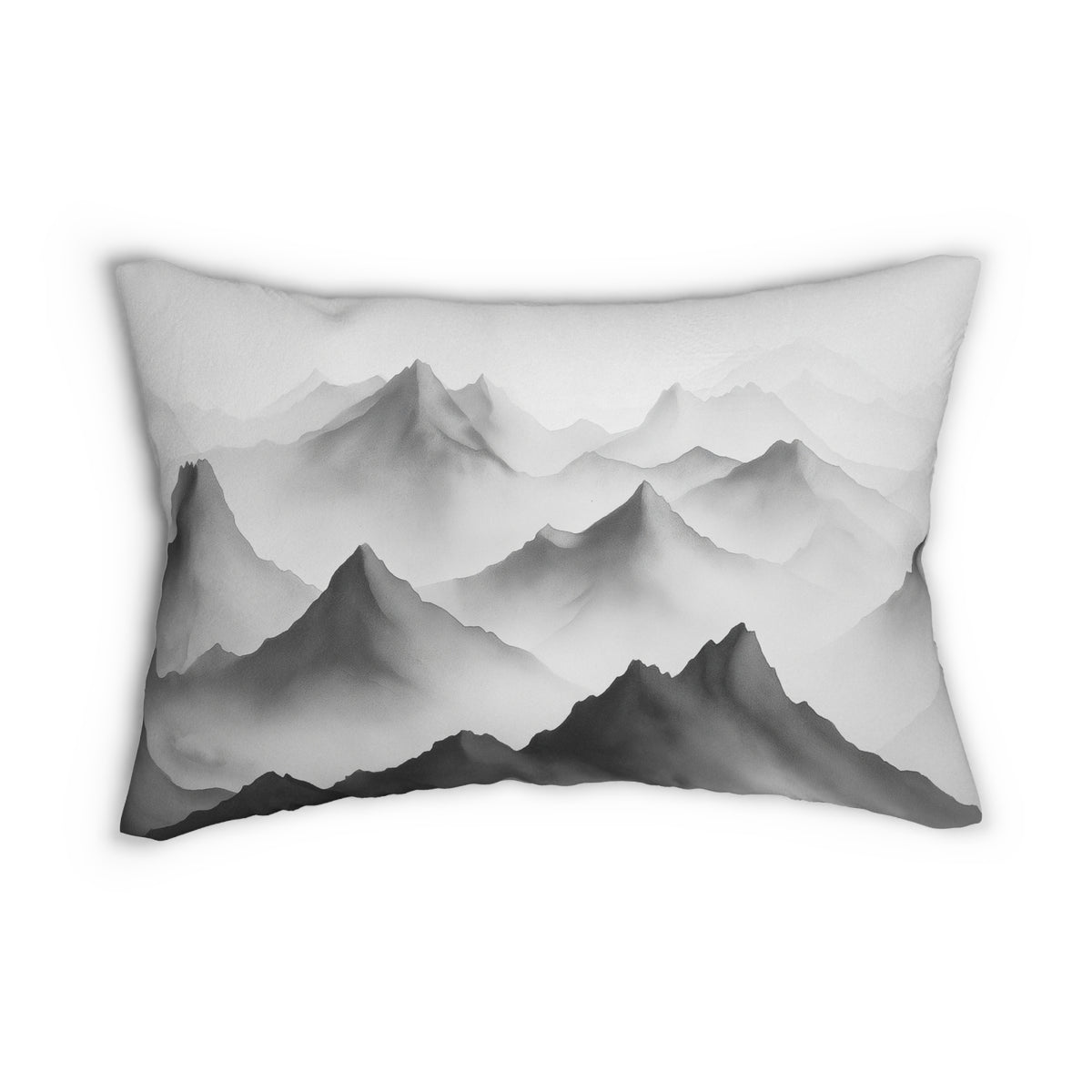 Mountain Landscape Lumbar Pillow