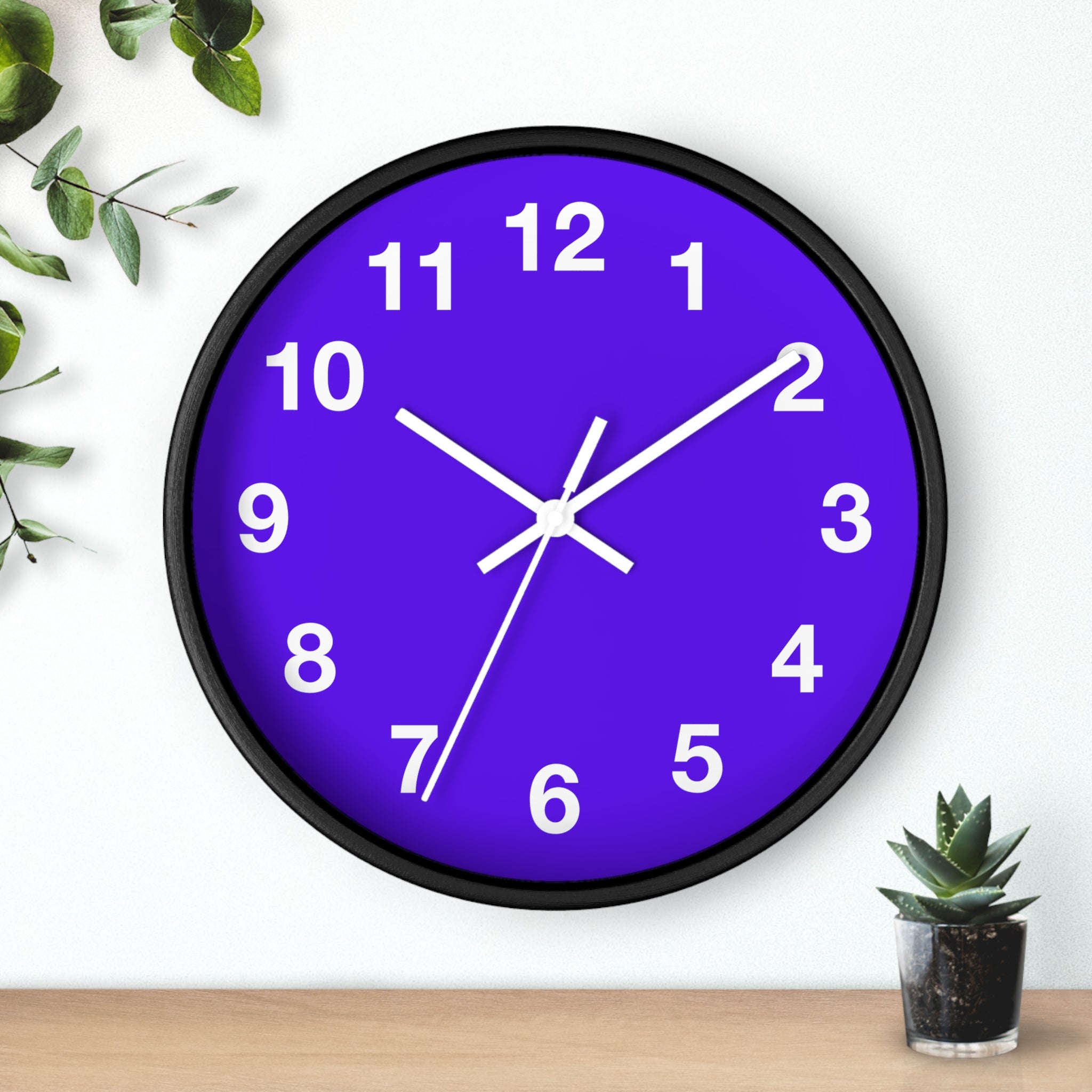 Vibrant Purple Wall Clock