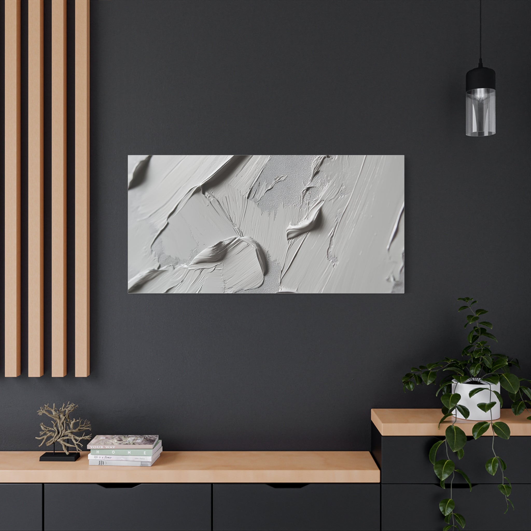 Textured Matte Canvas Wall Art
