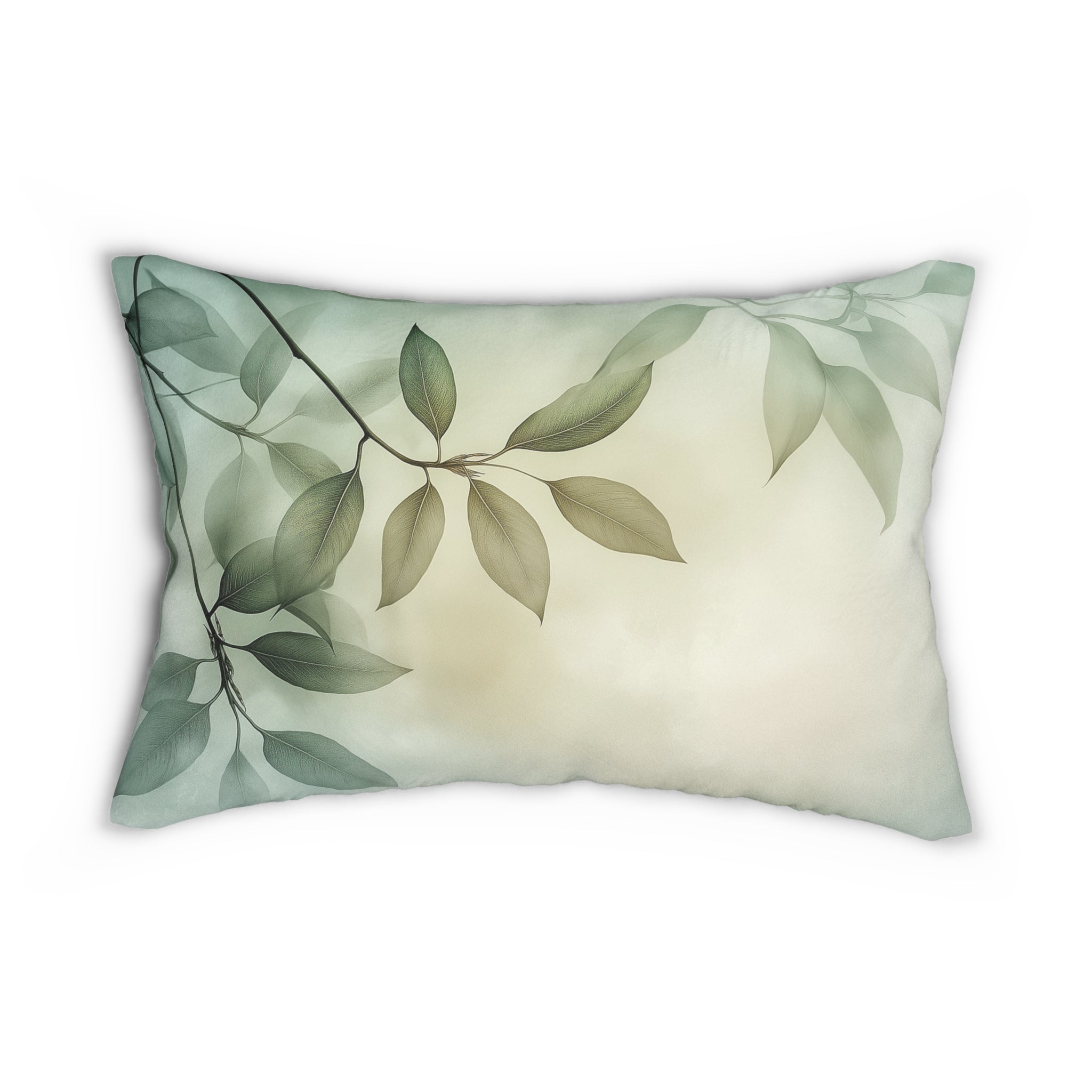 Tranquil Botanical Lumbar Pillow