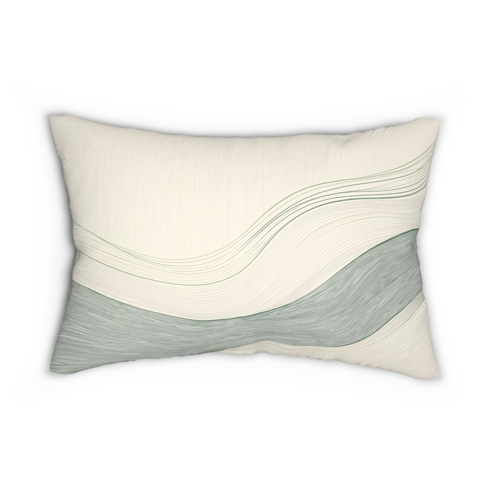 Modern Wave Lumbar Pillow