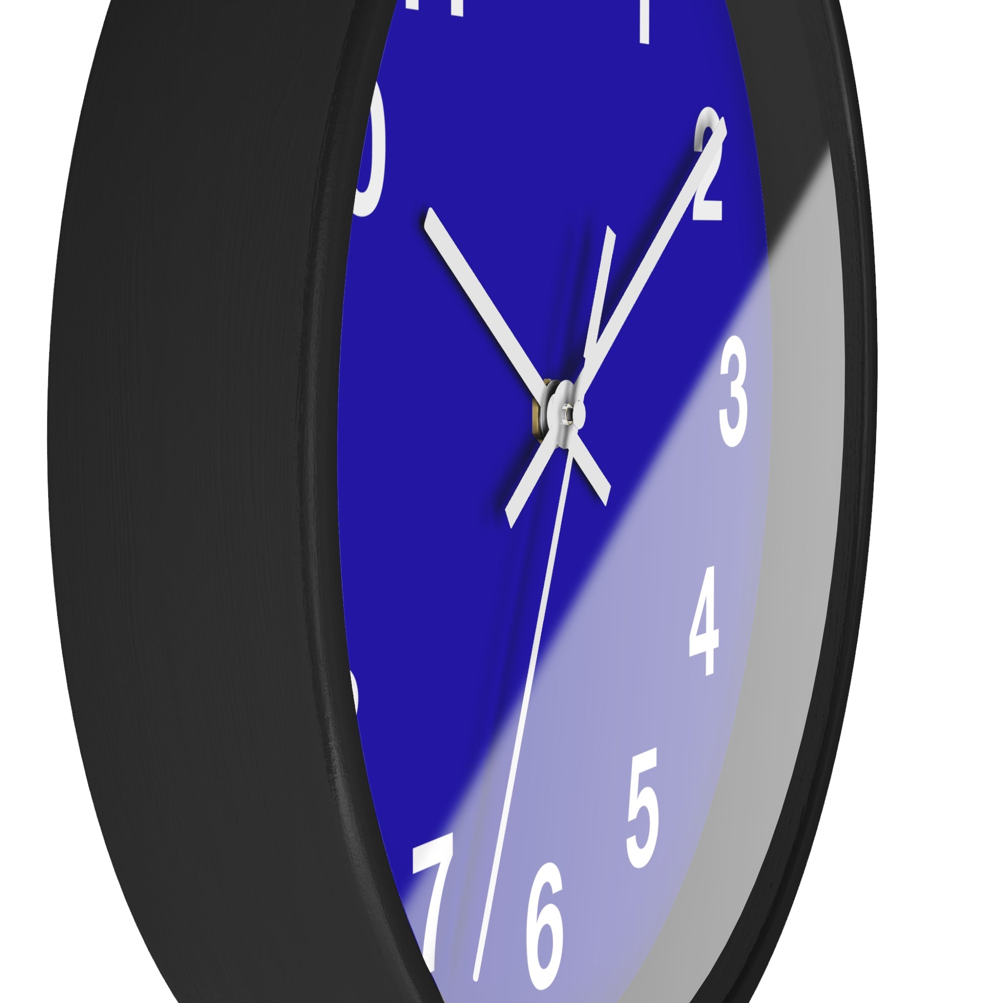 Vibrant Blue Wall Clock