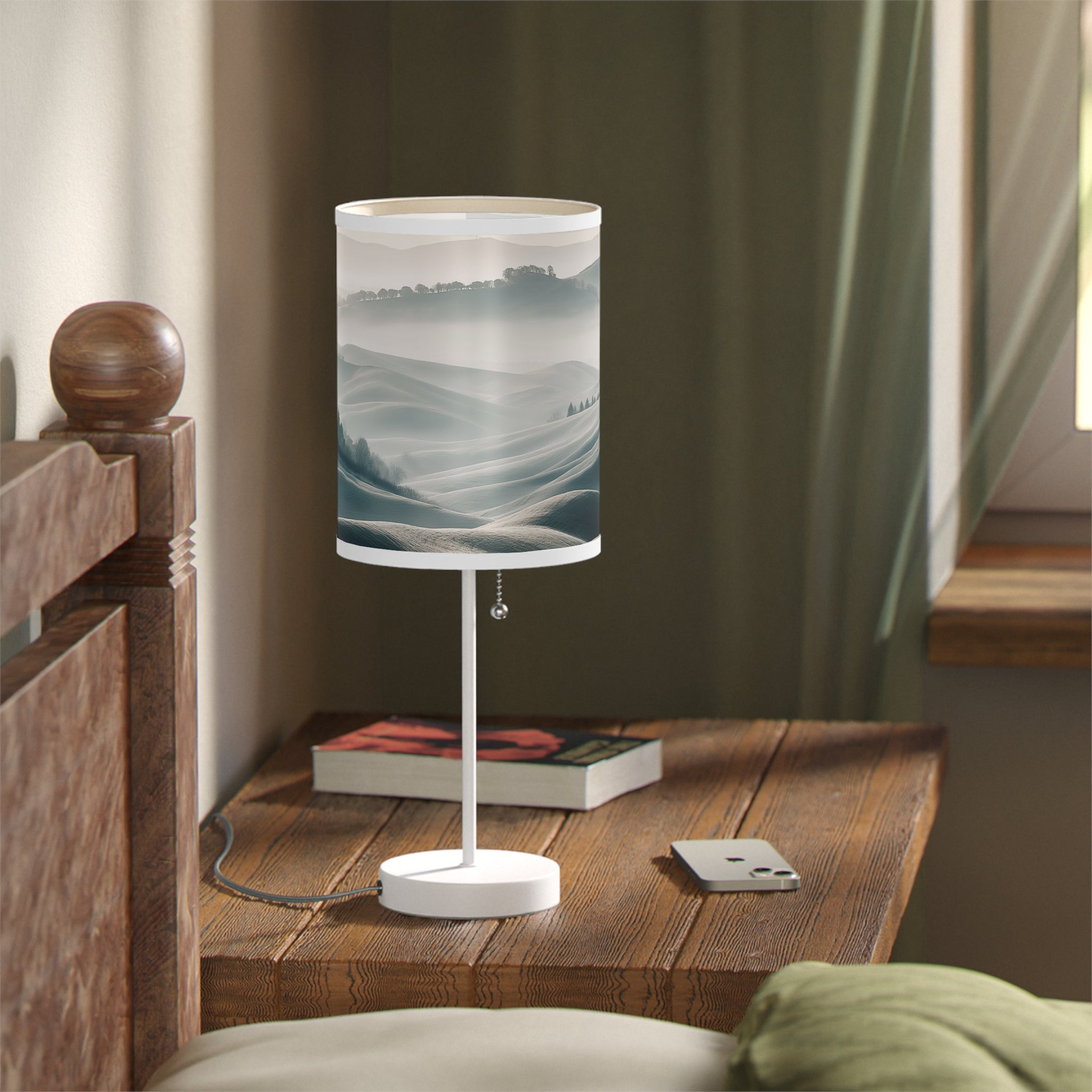 Serene Landscape Table Lamp