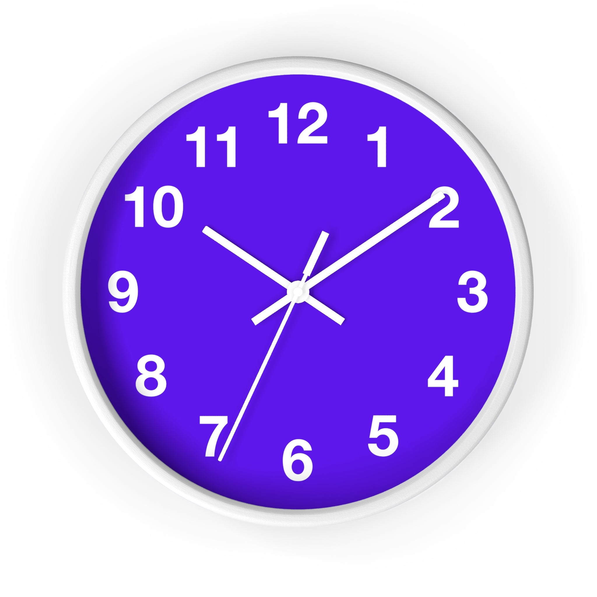 Vibrant Purple Wall Clock