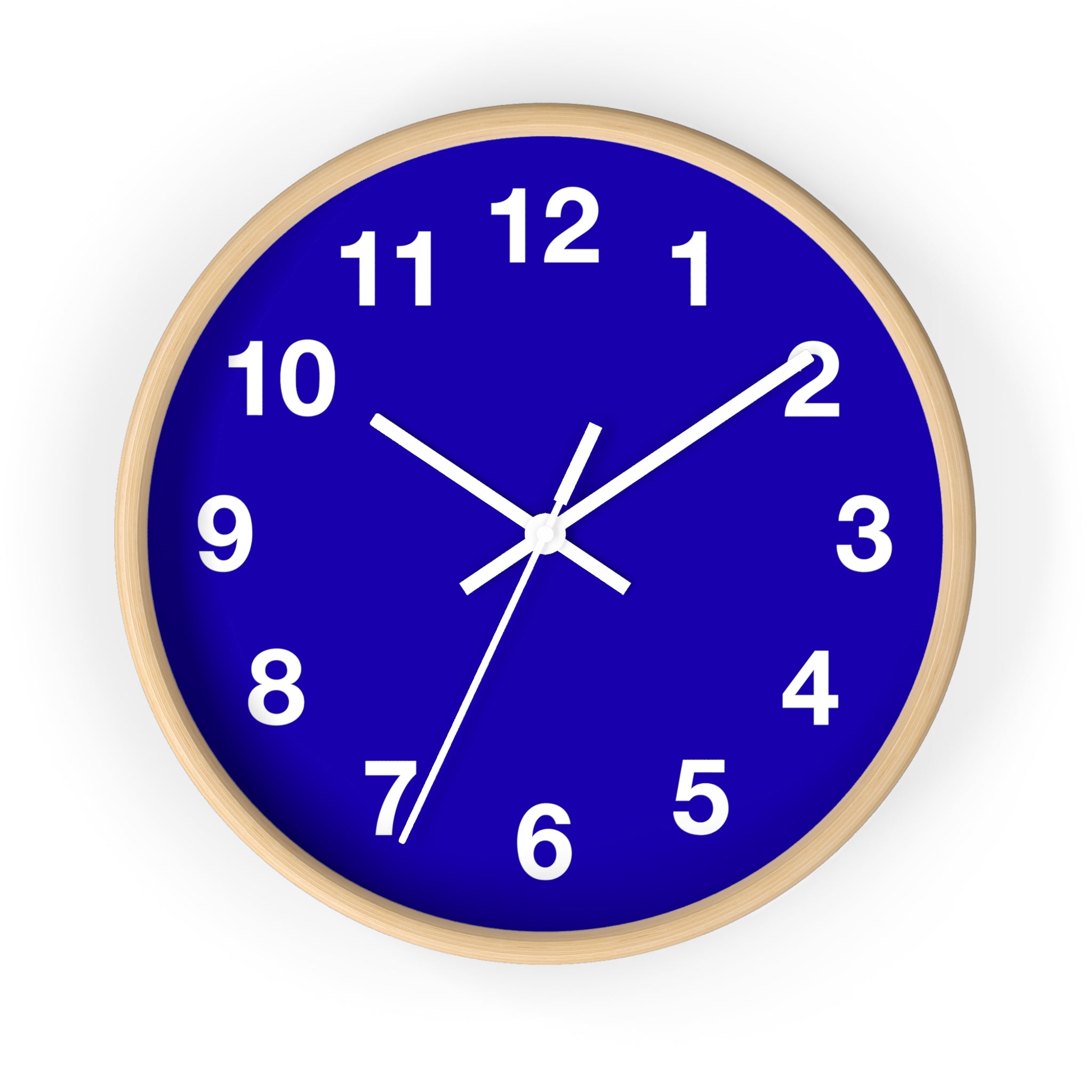 Vibrant Blue Wall Clock