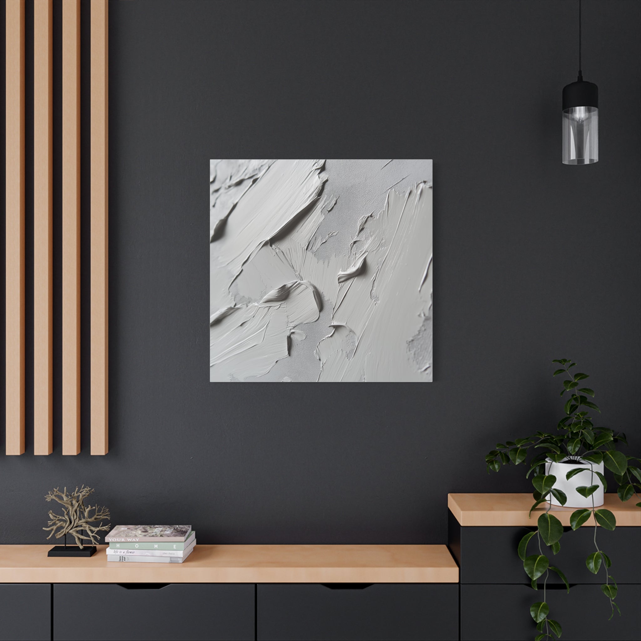 Textured Matte Canvas Wall Art