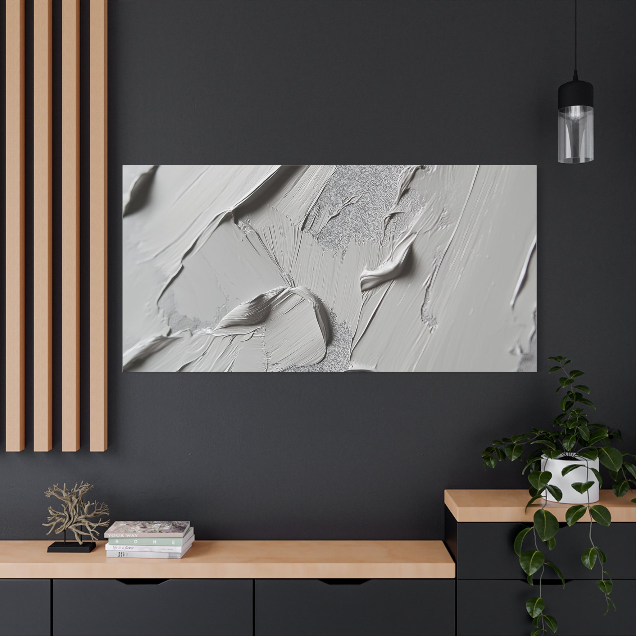 Textured Matte Canvas Wall Art