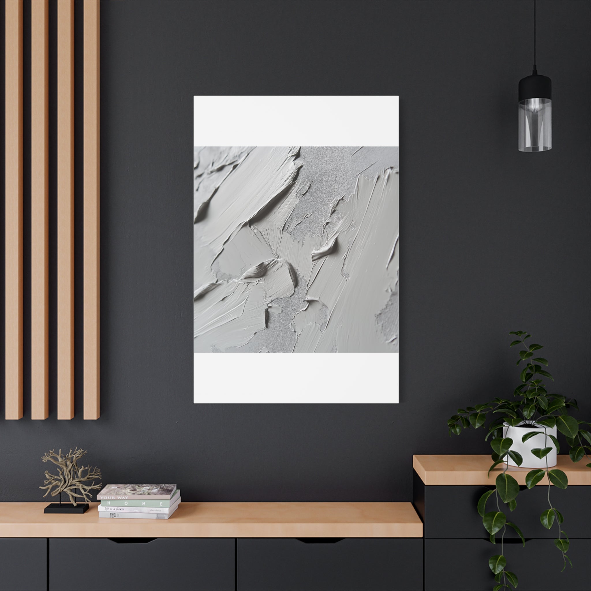 Textured Matte Canvas Wall Art