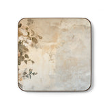 Vintage Floral Hardboard Coaster Set