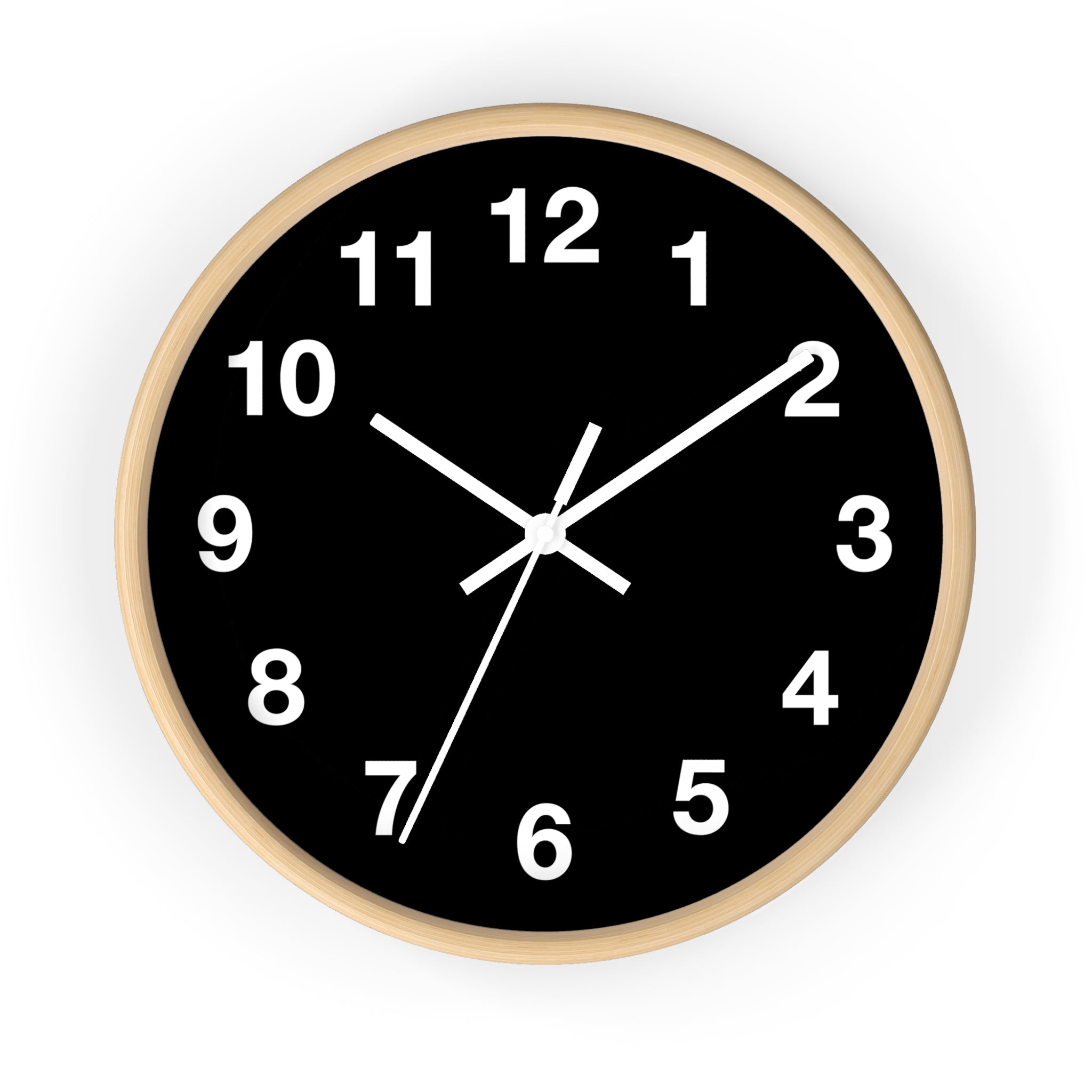 Modern Black Wall Clock