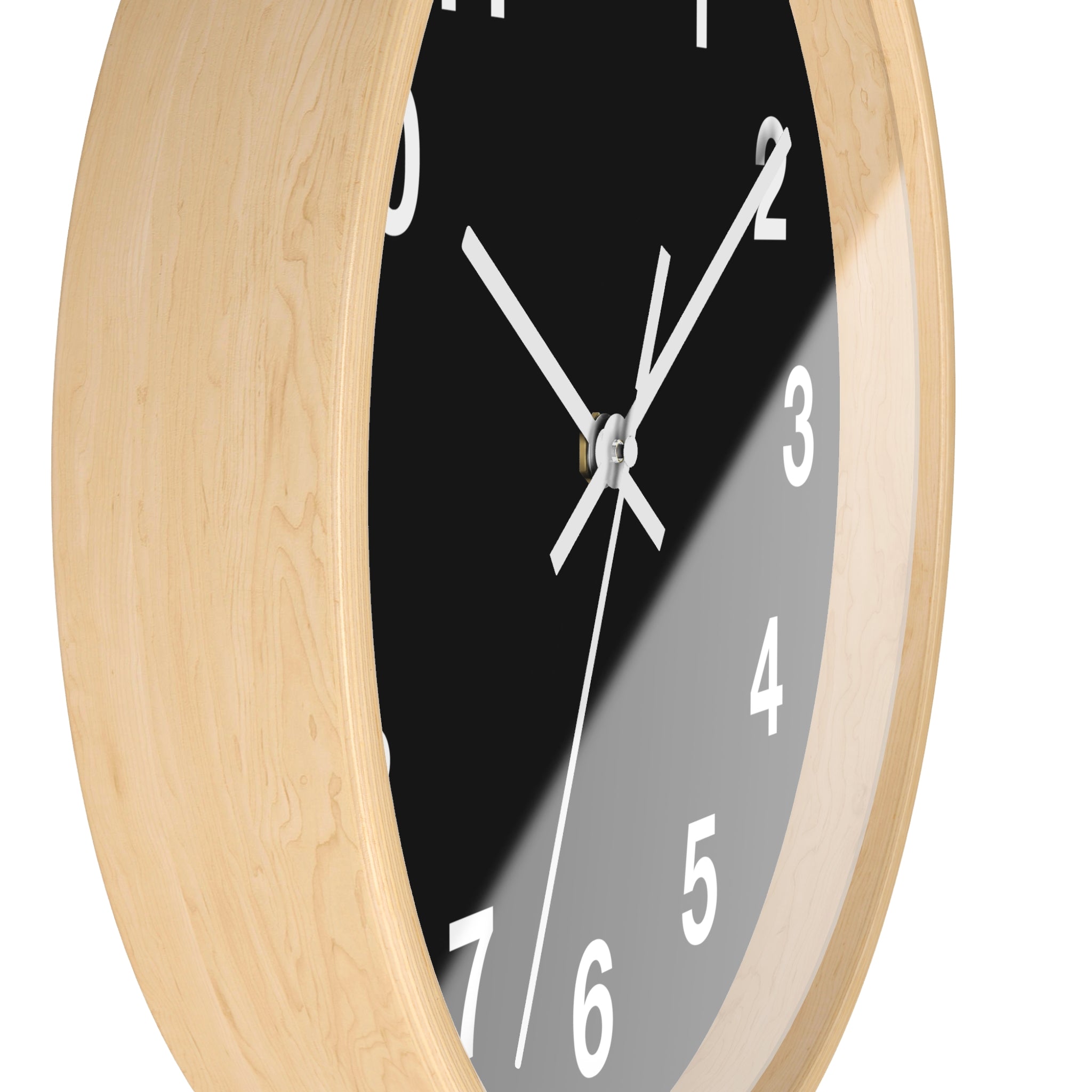 Modern Black Wall Clock