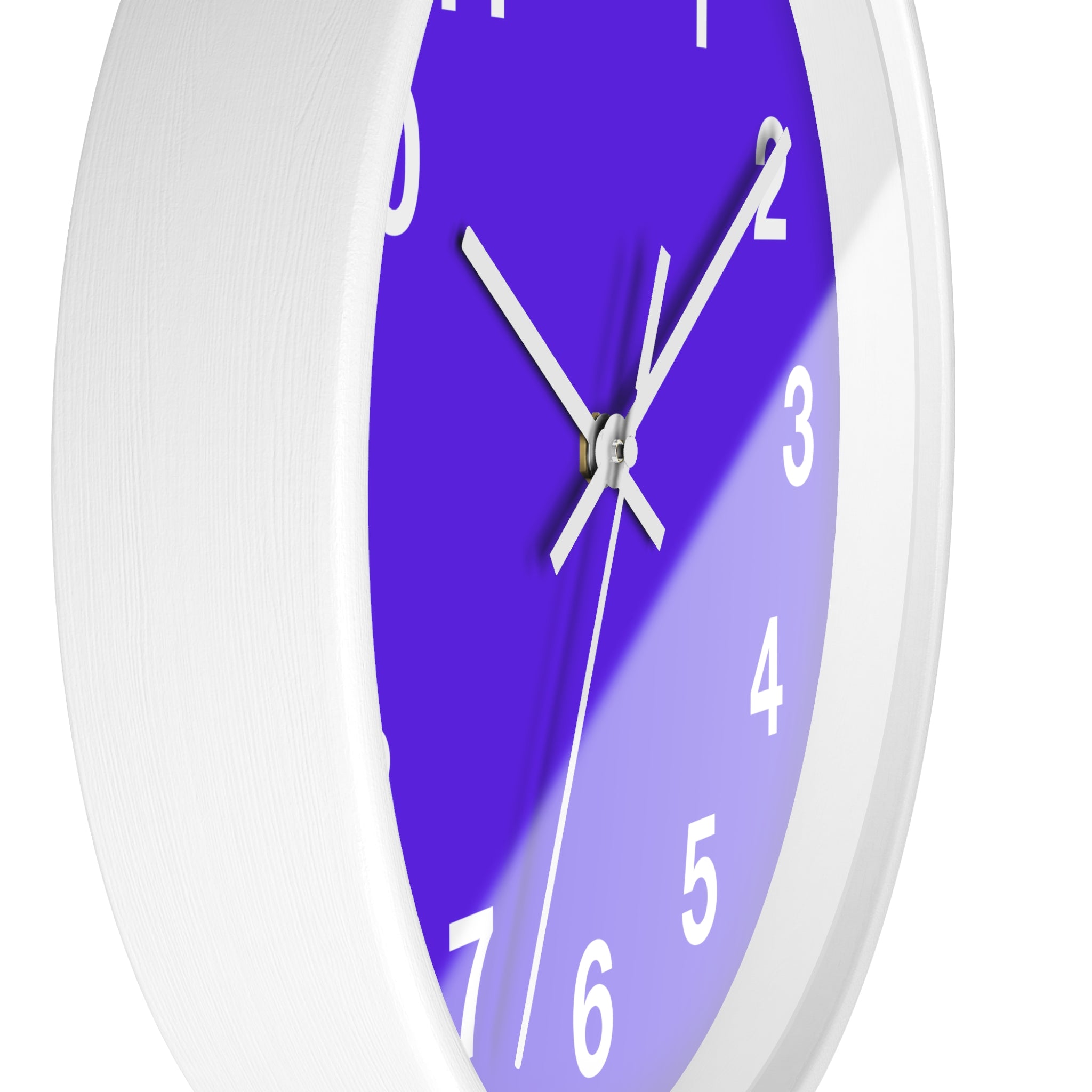 Vibrant Purple Wall Clock