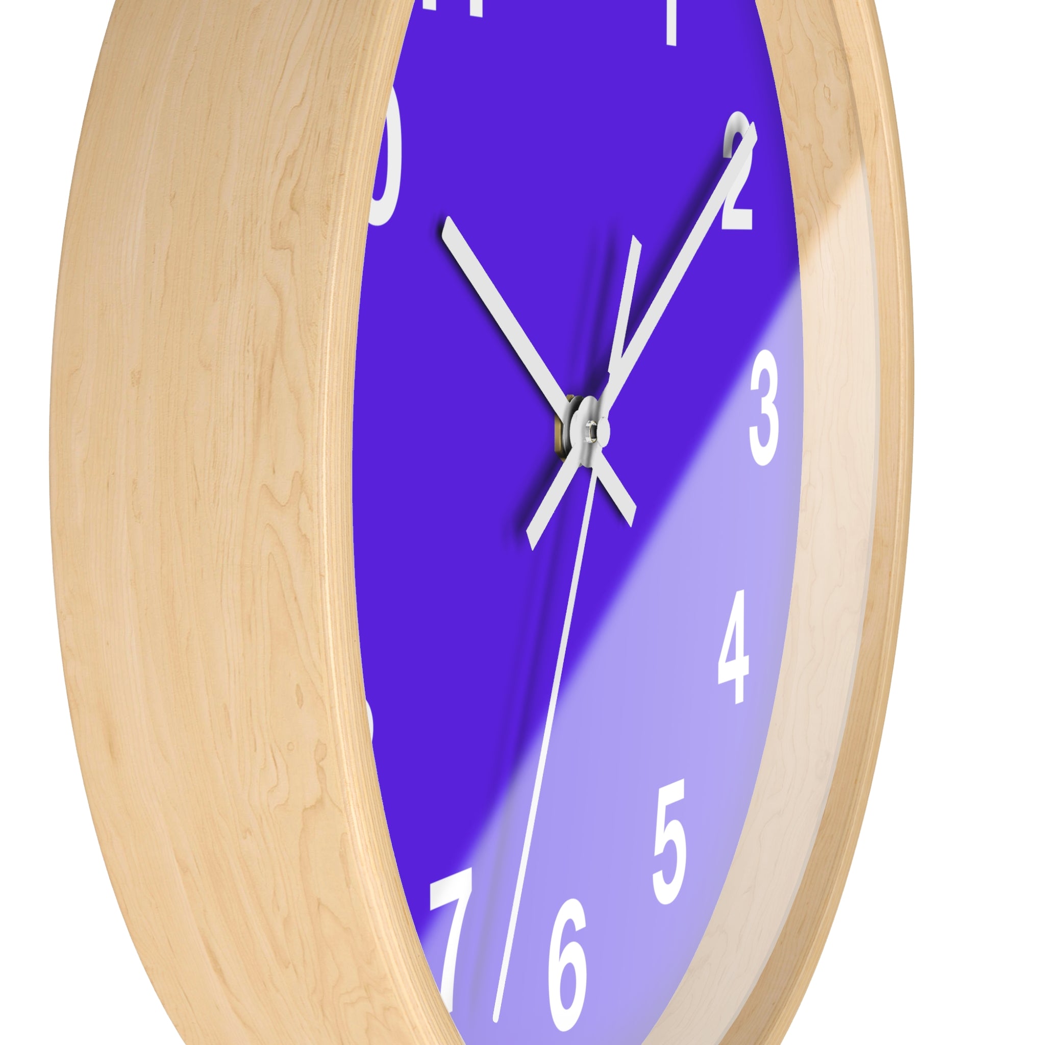 Vibrant Purple Wall Clock
