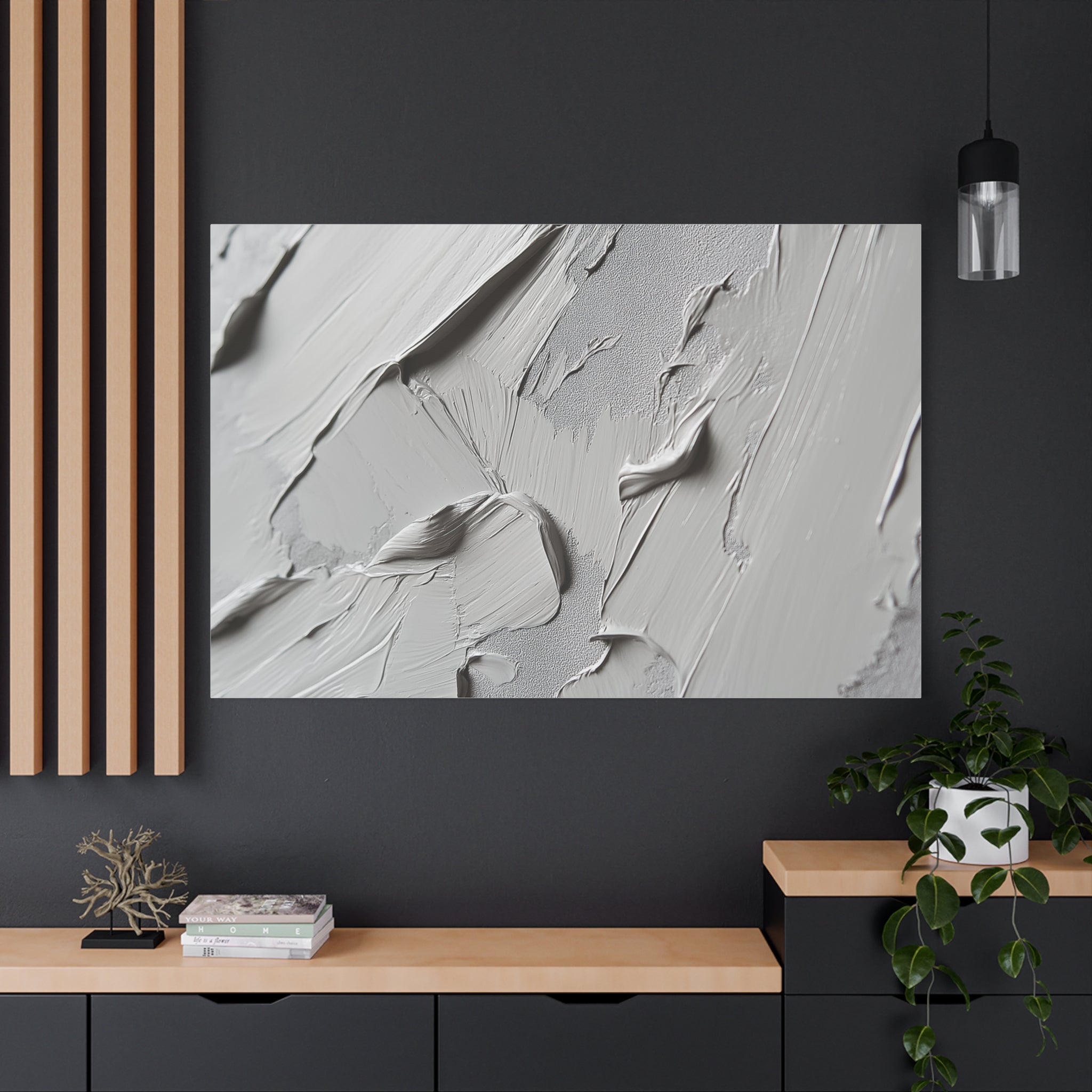 Textured Matte Canvas Wall Art