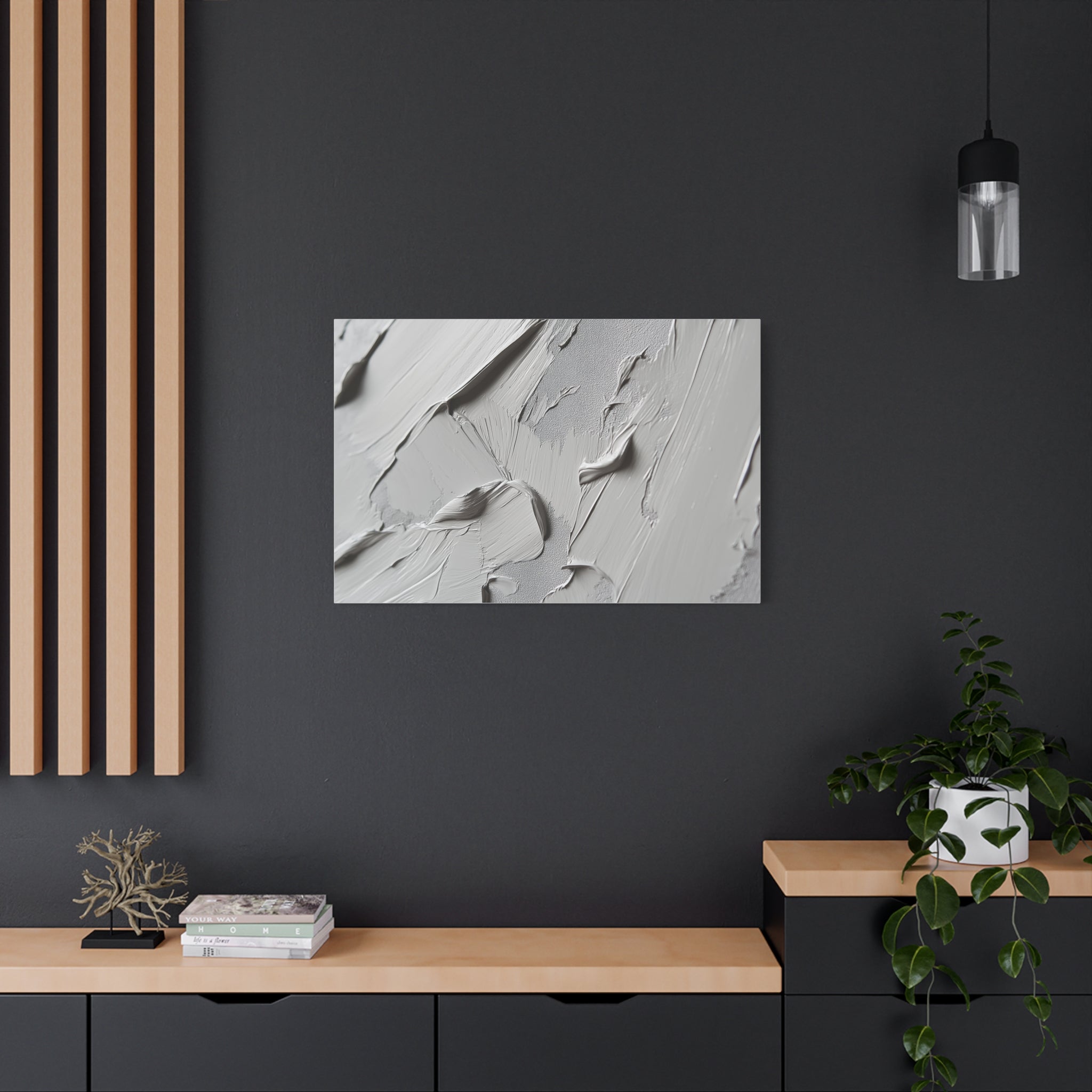 Textured Matte Canvas Wall Art