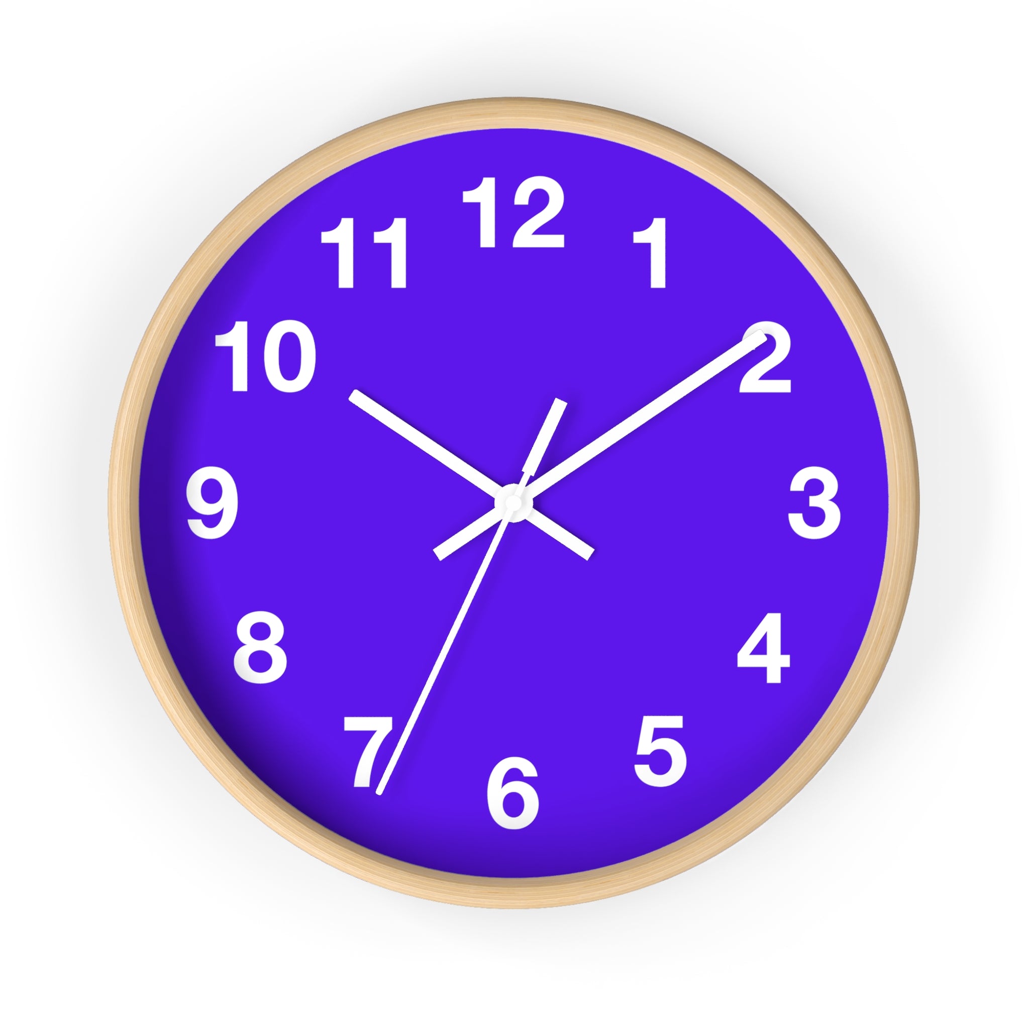 Vibrant Purple Wall Clock