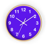 Vibrant Purple Wall Clock