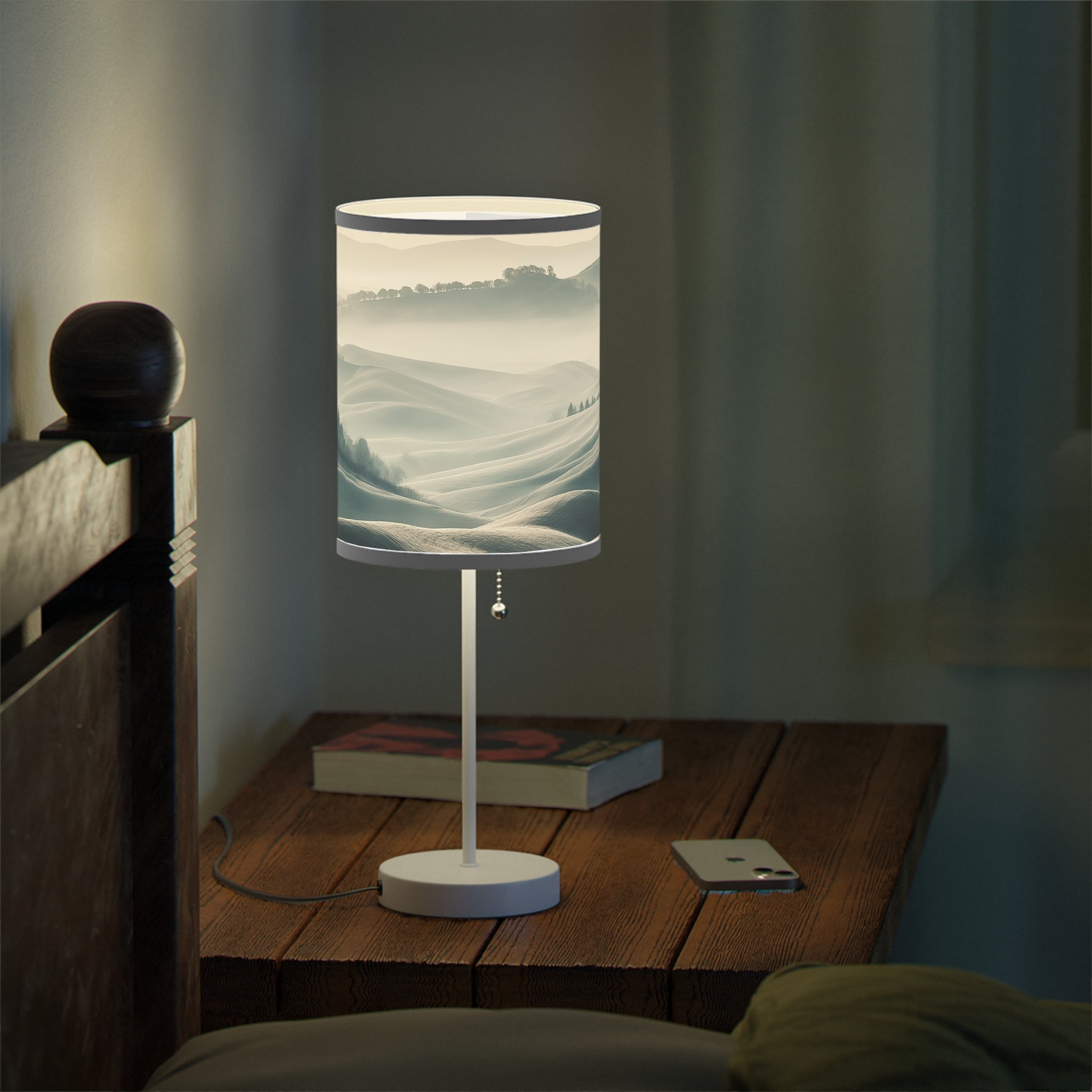 Serene Landscape Table Lamp