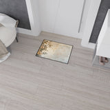 Elegant Floral Heavy Duty Floor Mat