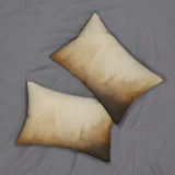 Boho Beige Ombre Lumbar Pillow