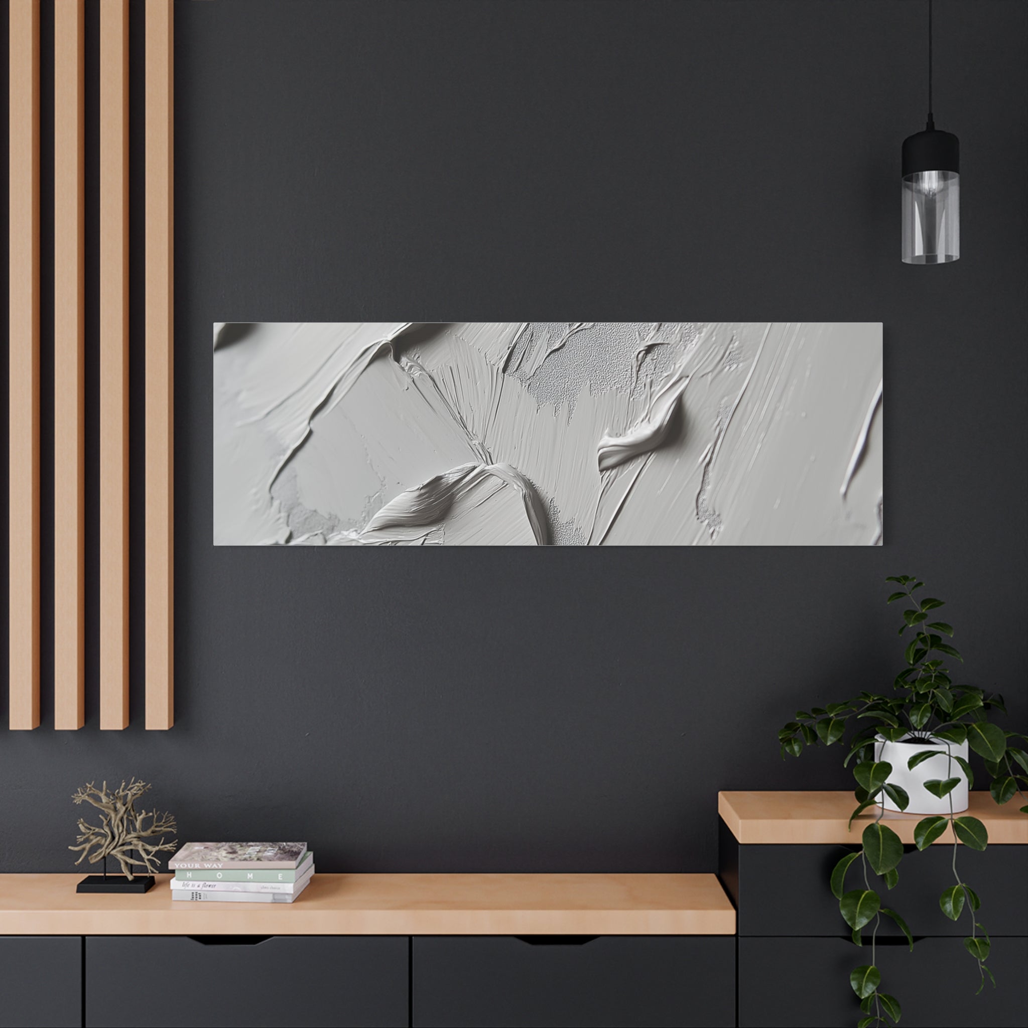 Textured Matte Canvas Wall Art