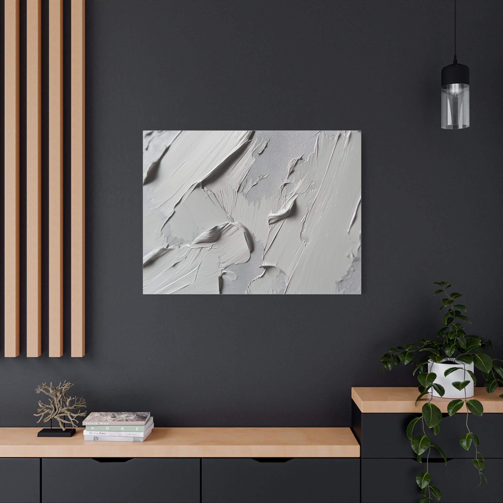 Textured Matte Canvas Wall Art