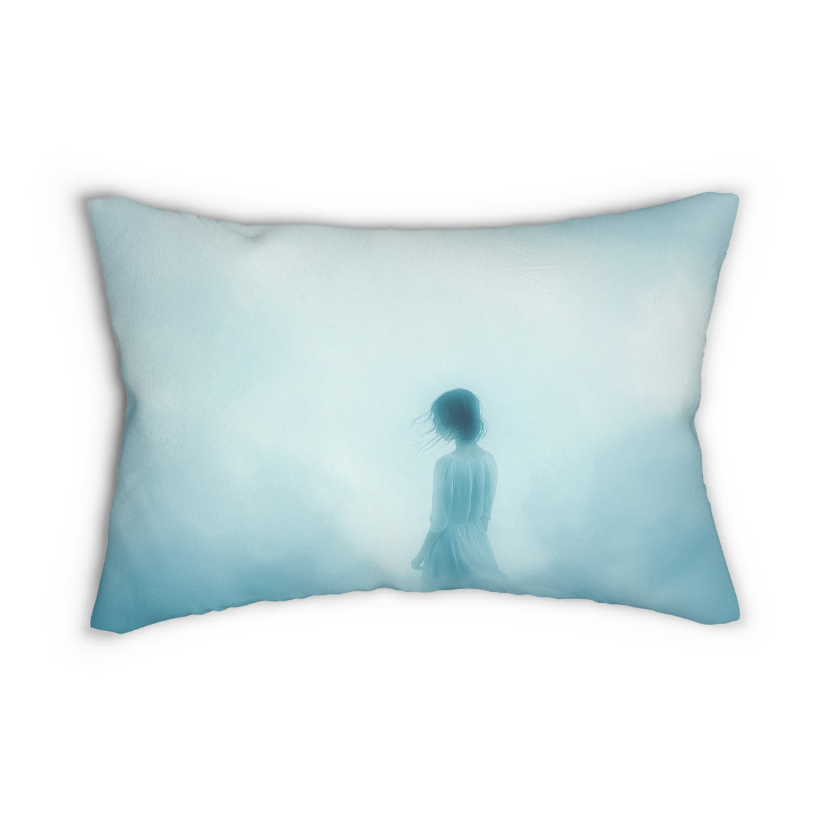 Dreamy Blue Lumbar Pillow